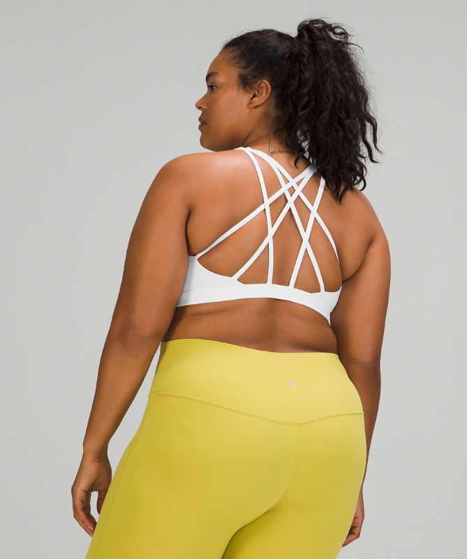 Sports Bras Lululemon Free to Be Serene Bra Light Support, C/D Cup Mujer Blancos | 76345-AFSX