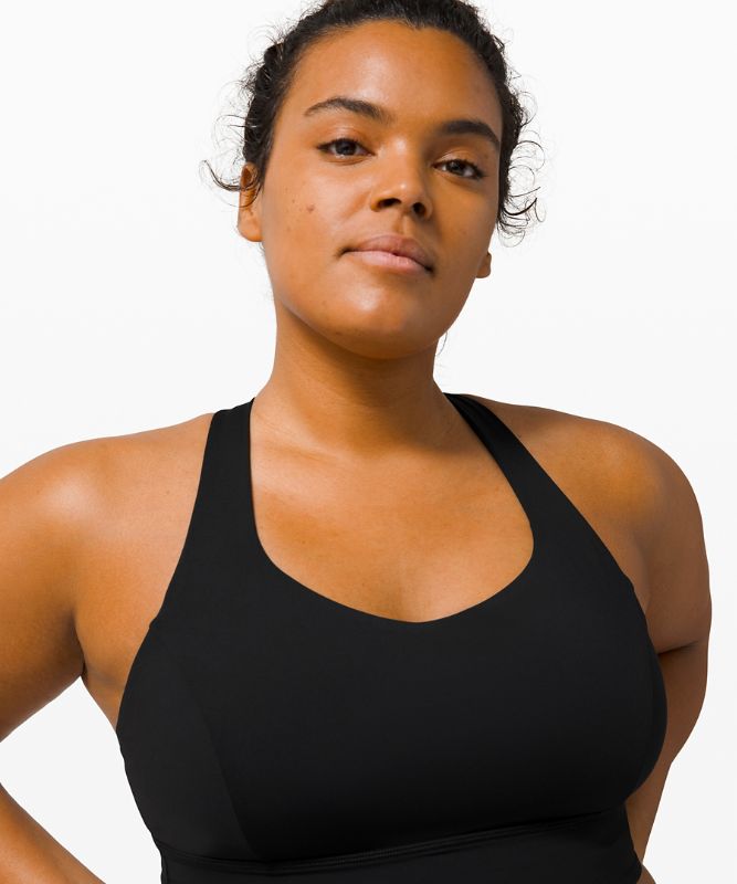 Sports Bras Lululemon Free to Be Serene Bra Longline Online Only Light Support, C/D Cup Mujer Negros | 31264-AWHQ