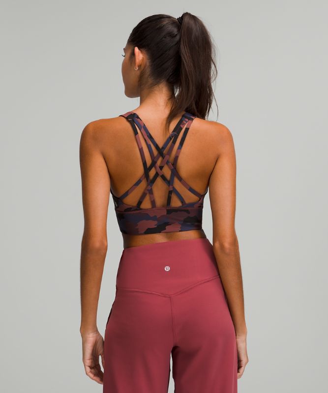 Sports Bras Lululemon Free to Be Serene Bra Longline Online Only Light Support, C/D Cup Mujer Camuflados Rojos Multicolor | 84021-QPAE