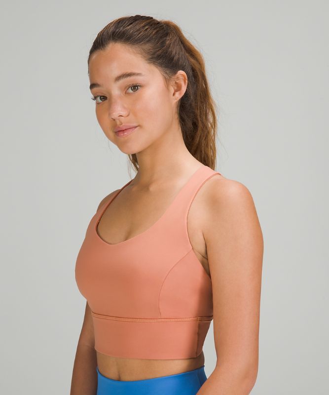 Sports Bras Lululemon Free to Be Serene Bra Longline Online Only Light Support, C/D Cup Mujer Rosas | 30879-RCDM