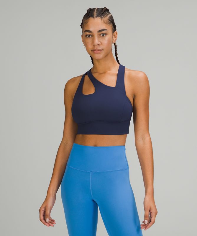 Sports Bras Lululemon Free to Be Serene Cross-Front Bra Light Support, C/D Cup Mujer Night Sea | 84923-LBUJ