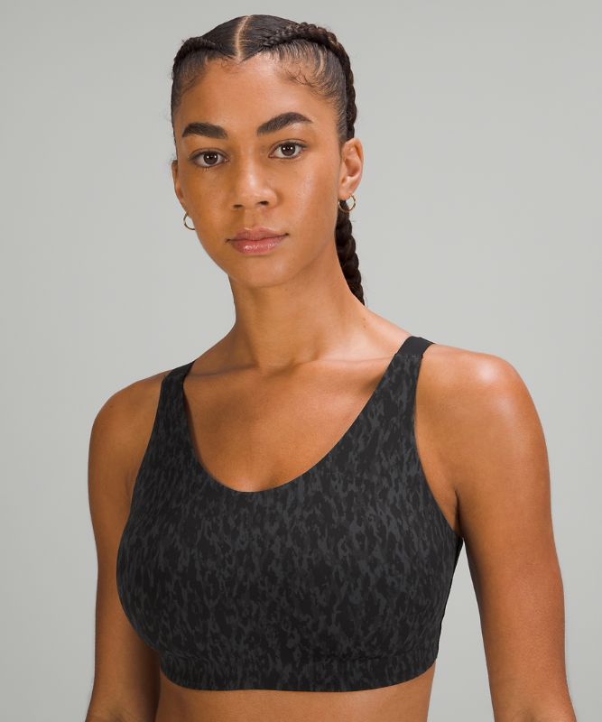 Sports Bras Lululemon In Alignment Bra D-G Mujer Leopardo Camuflados Negros Multicolor | 78532-RQJW