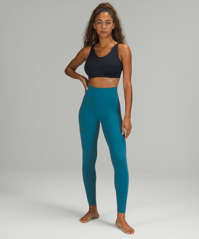 Sports Bras Lululemon In Alignment Bra D-G Mujer Azul Marino | 28413-EJFY