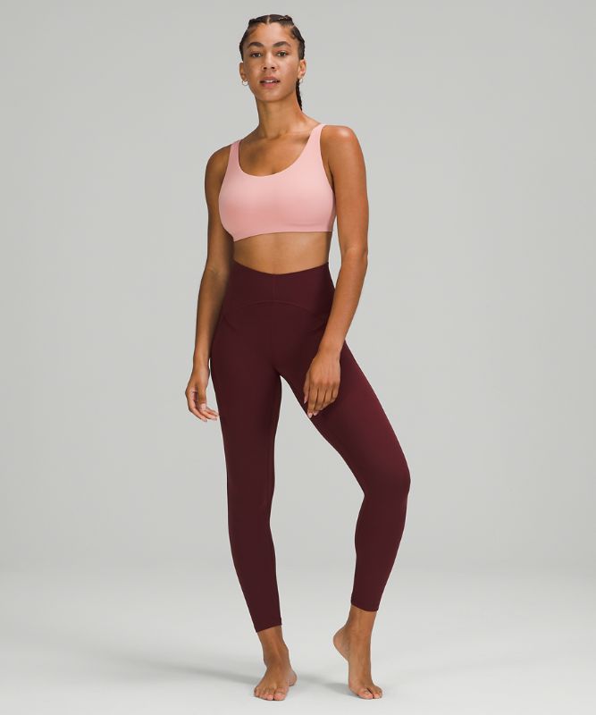 Sports Bras Lululemon In Alignment Straight Strap Bra Light Support, C/D Cup Mujer Rosas | 71620-JRPS