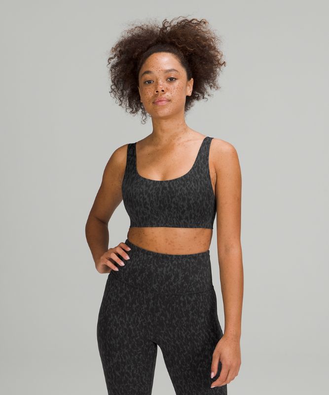 Sports Bras Lululemon In Alignment Straight-Strap Bra A/B Mujer Leopardo Camuflados Negros Multicolor | 62754-BTCH