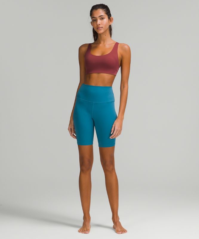 Sports Bras Lululemon In Alignment Straight-Strap Bra A/B Mujer Mulled Wine | 06418-THZP