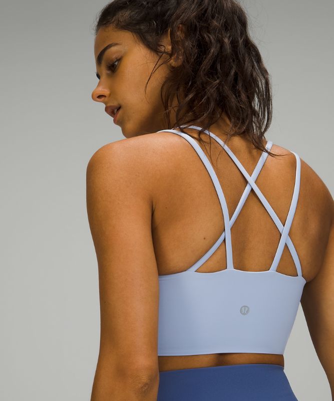 Sports Bras Lululemon Like a Cloud Long-Line Bra B/C Mujer Azules Beige | 06835-MWNS