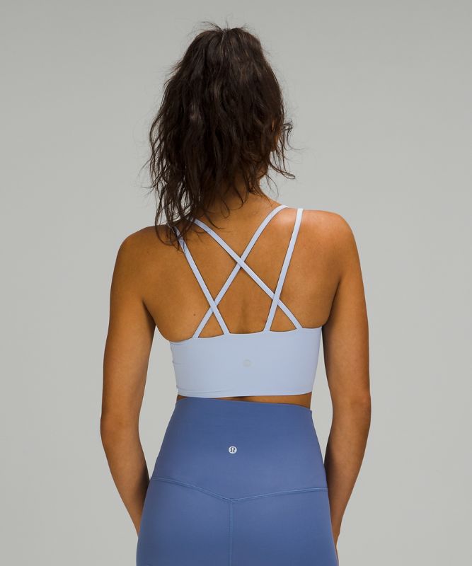 Sports Bras Lululemon Like a Cloud Long-Line Bra B/C Mujer Azules Beige | 06835-MWNS