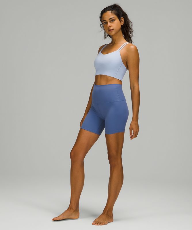 Sports Bras Lululemon Like a Cloud Long-Line Bra B/C Mujer Azules Beige | 06835-MWNS