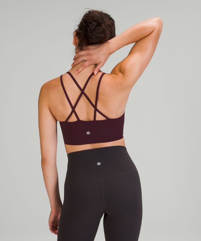 Sports Bras Lululemon Like a Cloud Long-Line Bra B/C Mujer Cassis | 92865-SJKD