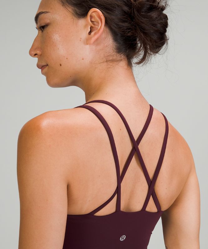 Sports Bras Lululemon Like a Cloud Long-Line Bra B/C Mujer Cassis | 92865-SJKD