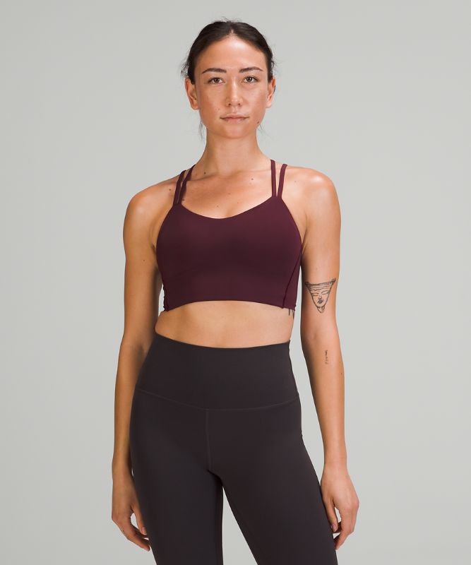 Sports Bras Lululemon Like a Cloud Long-Line Bra B/C Mujer Cassis | 92865-SJKD