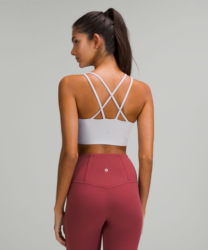 Sports Bras Lululemon Like a Cloud Long-Line Bra B/C Mujer Chrome | 96274-EVCI