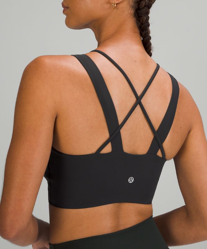 Sports Bras Lululemon Like a Cloud Longline Bra Light Support, D/DD Cup Mujer Negros | 42159-ZRSM