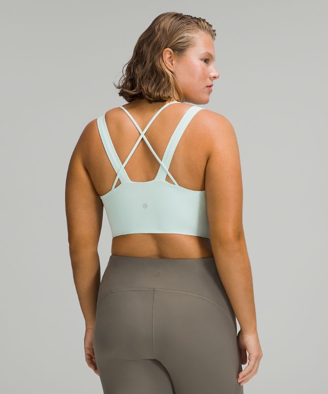 Sports Bras Lululemon Like a Cloud Longline Bra Light Support, D/DD Cup Mujer Verde Menta | 85629-WBCG