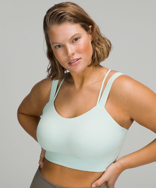 Sports Bras Lululemon Like a Cloud Longline Bra Light Support, D/DD Cup Mujer Verde Menta | 85629-WBCG