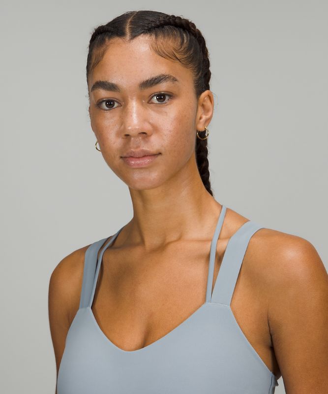 Sports Bras Lululemon Like a Cloud Longline Bra Light Support, D/DD Cup Mujer Chambray | 23891-UKTM