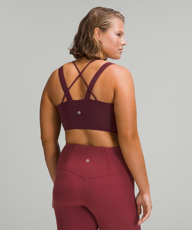 Sports Bras Lululemon Like a Cloud Longline Bra Light Support, D/DD Cup Mujer Cassis | 92546-KWHT