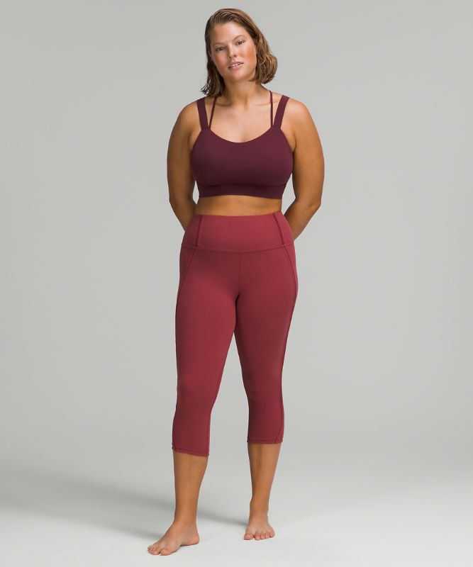 Sports Bras Lululemon Like a Cloud Longline Bra Light Support, D/DD Cup Mujer Cassis | 92546-KWHT