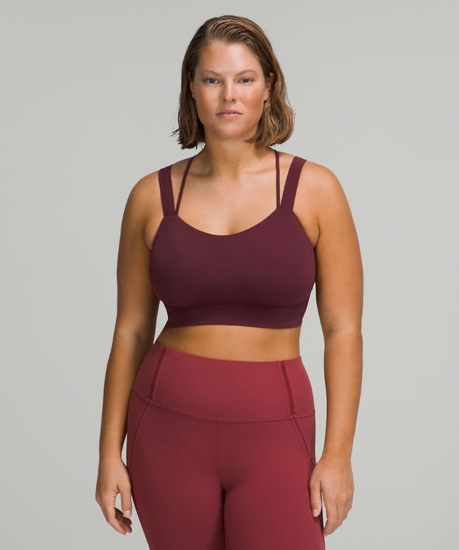 Sports Bras Lululemon Like a Cloud Longline Bra Light Support, D/DD Cup Mujer Cassis | 92546-KWHT