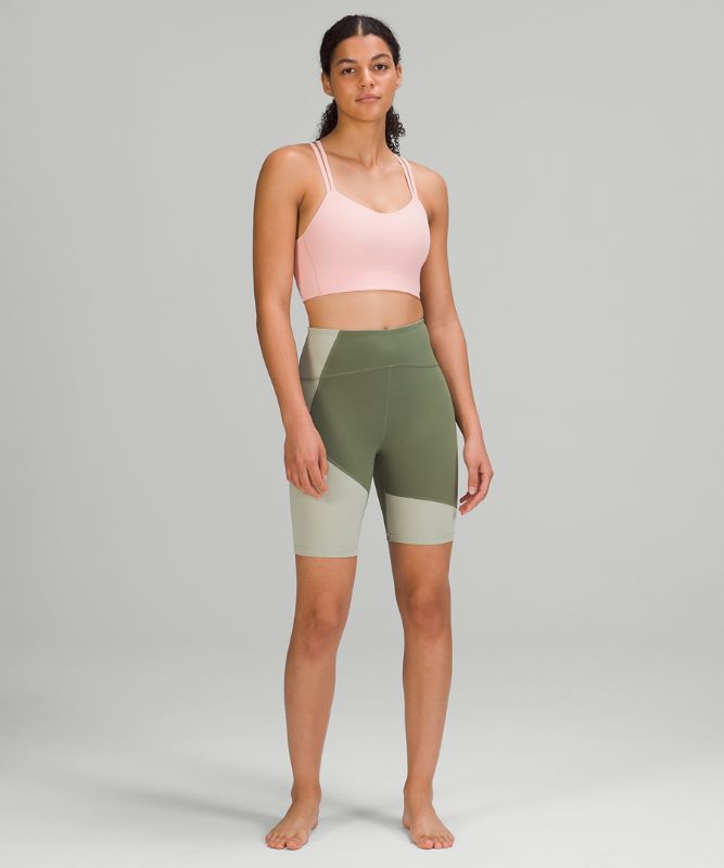 Sports Bras Lululemon Like a Cloud Ribbed Longline Bra Light Support, B/C Cup Mujer Rosas | 53482-PGFT