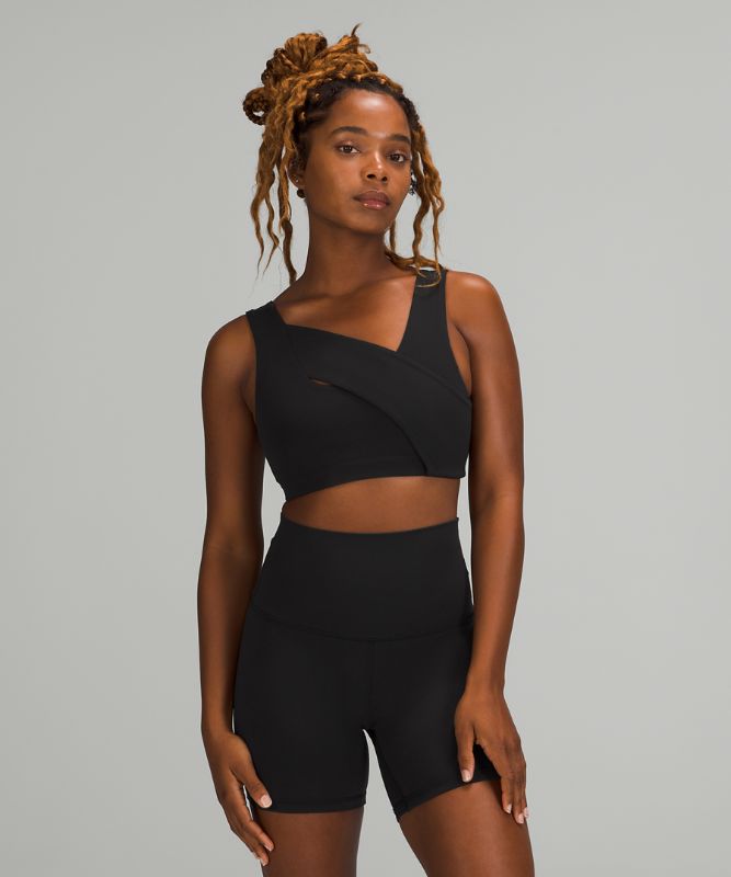 Sports Bras Lululemon Nulu Cross-Front Yoga Bra Light Support, B/C Cup Mujer Negros | 81063-LPNI