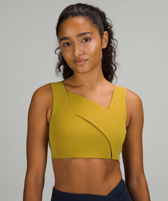 Sports Bras Lululemon Nulu Cross-Front Yoga Bra Light Support, B/C Cup Mujer Dorados | 15468-AYEF