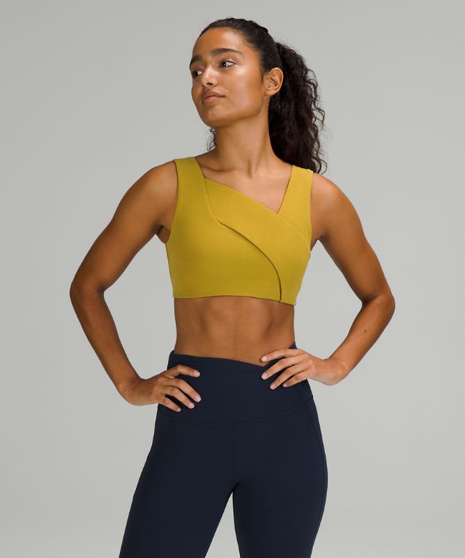 Sports Bras Lululemon Nulu Cross-Front Yoga Bra Light Support, B/C Cup Mujer Dorados | 15468-AYEF