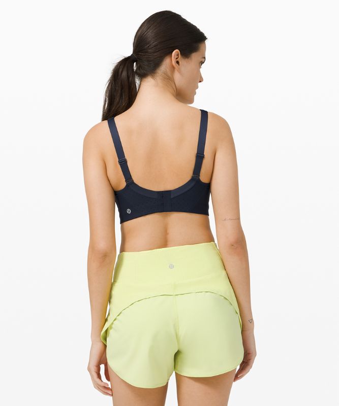 Sports Bras Lululemon Run Times Bra High Support, B–E Cups Mujer Azul Marino | 20367-TUKJ