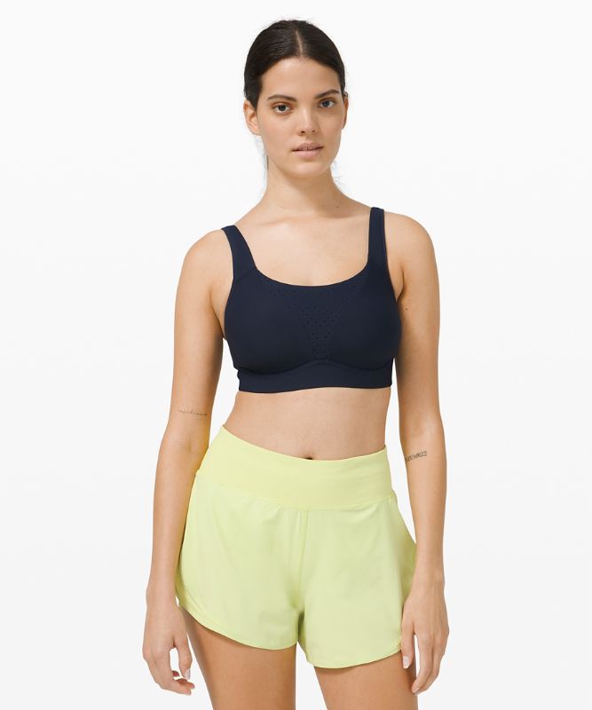 Sports Bras Lululemon Run Times Bra High Support, B–E Cups Mujer Azul Marino | 20367-TUKJ