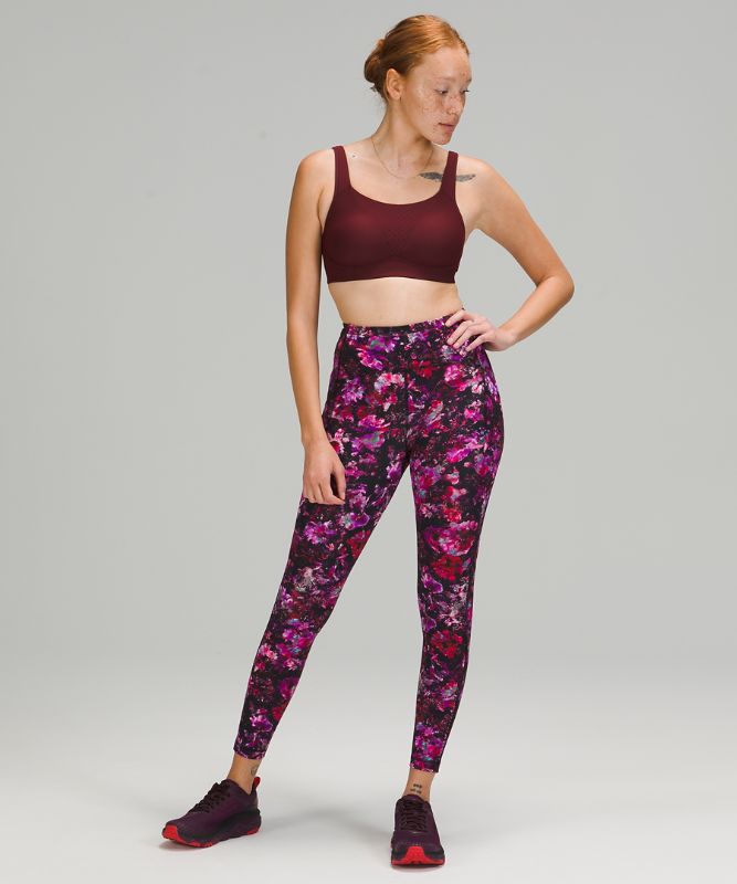 Sports Bras Lululemon Run Times Bra High Support, B–E Cups Mujer Rojos Vino | 72381-KLGO