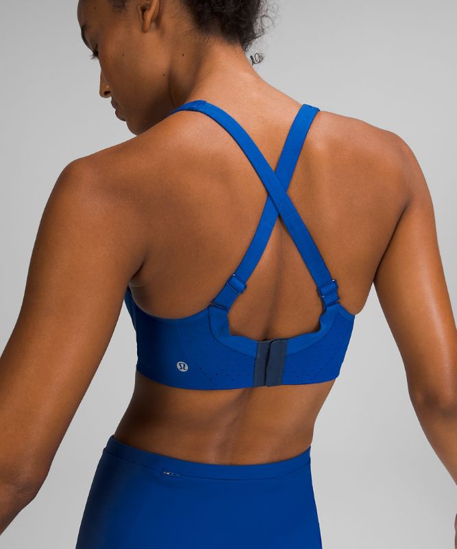 Sports Bras Lululemon Run Times Bra High Support, B–G Cups Mujer Azules | 91758-JINA