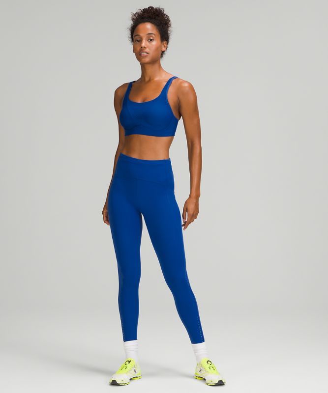 Sports Bras Lululemon Run Times Bra High Support, B–G Cups Mujer Azules | 91758-JINA