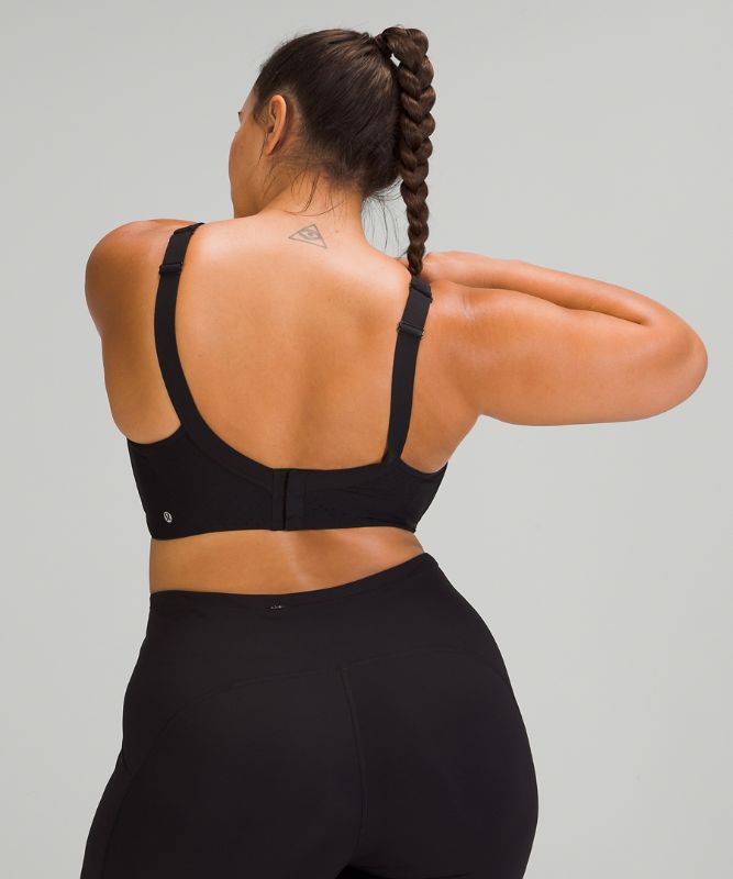 Sports Bras Lululemon Run Times Bra Mujer Negros | 93608-XUIF