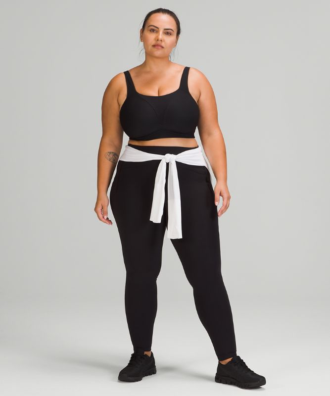 Sports Bras Lululemon Run Times Bra Mujer Negros | 93608-XUIF