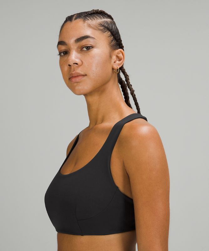 Sports Bras Lululemon Wunder Train Bra Medium Support, C/D Cup Mujer Negros | 25984-QAWC