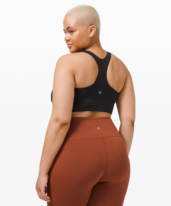 Sports Bras Lululemon Wunder Train Long-Line Bra Mujer Negros | 37425-BNFK