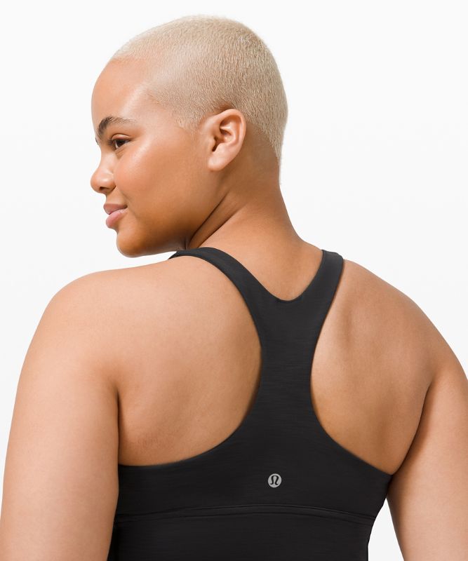 Sports Bras Lululemon Wunder Train Long-Line Bra Mujer Negros | 37425-BNFK