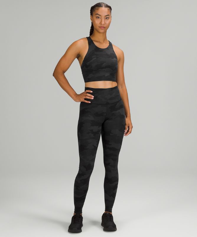 Sports Bras Lululemon Wunder Train Long-Line Bra Mujer Camuflados Negros Multicolor | 72139-HVNA