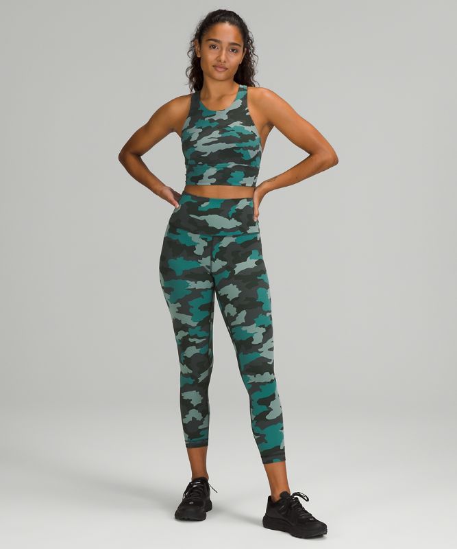 Sports Bras Lululemon Wunder Train Long-Line Bra Mujer Camuflados Turquesa Multicolor | 95206-CFWL