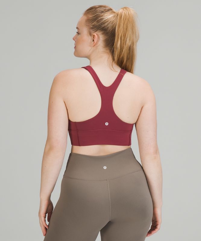 Sports Bras Lululemon Wunder Train Long-Line Bra Mujer Mulled Wine | 24316-DXUI