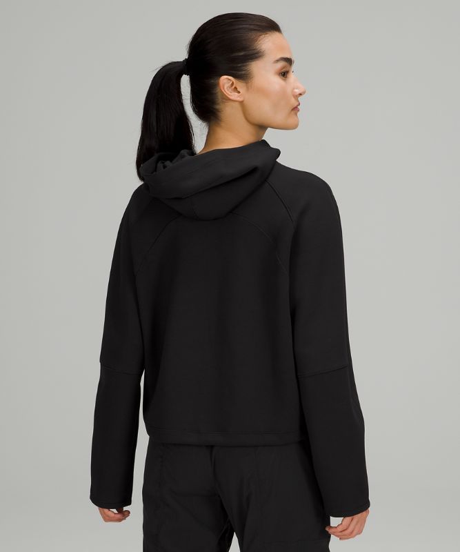 Sudadera con Capucha Lululemon AirWrap Modal Mujer Negros | 78605-CHSJ