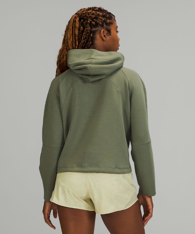 Sudadera con Capucha Lululemon AirWrap Modal Mujer Verdes | 05481-WIAH