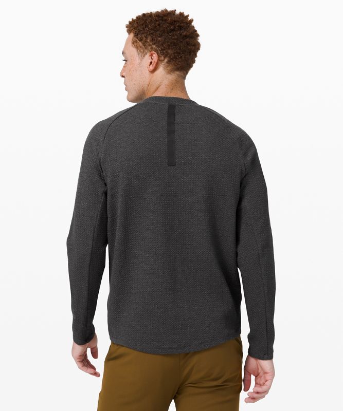 Sudadera con Capucha Lululemon At Ease Crew Hombre Negros Negros | 12794-XJOF