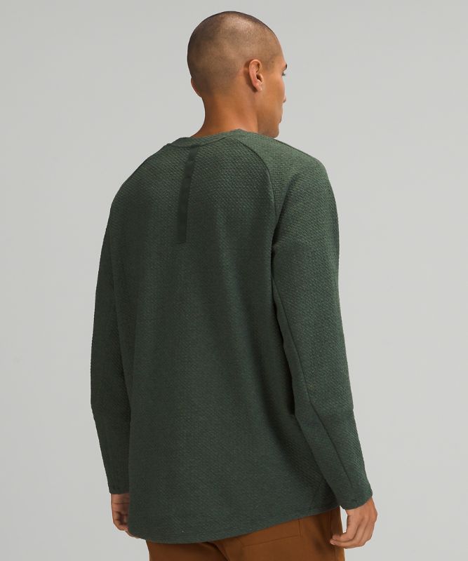 Sudadera con Capucha Lululemon At Ease Crew Hombre Verdes Negros | 43281-XVSO