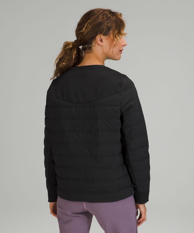 Sudadera con Capucha Lululemon Down and Around Crew Mujer Negros | 58643-NUCA