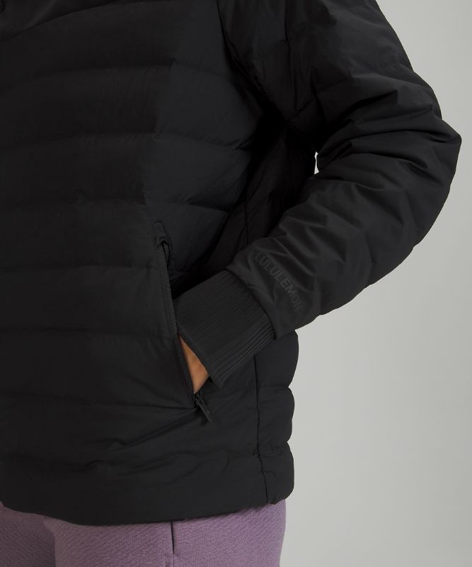 Sudadera con Capucha Lululemon Down and Around Crew Mujer Negros | 58643-NUCA