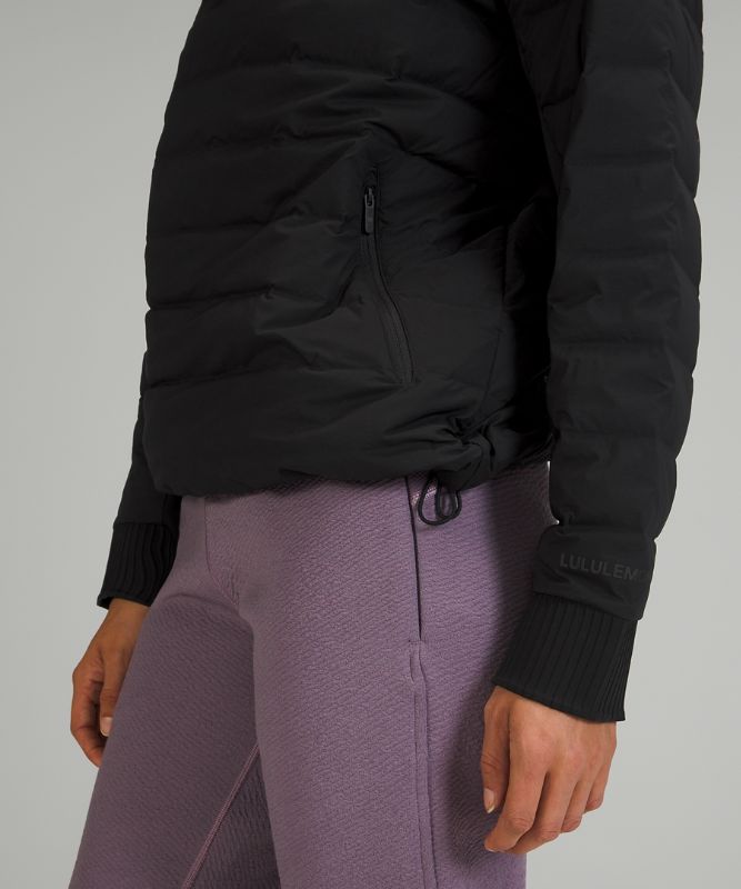 Sudadera con Capucha Lululemon Down and Around Crew Mujer Negros | 58643-NUCA