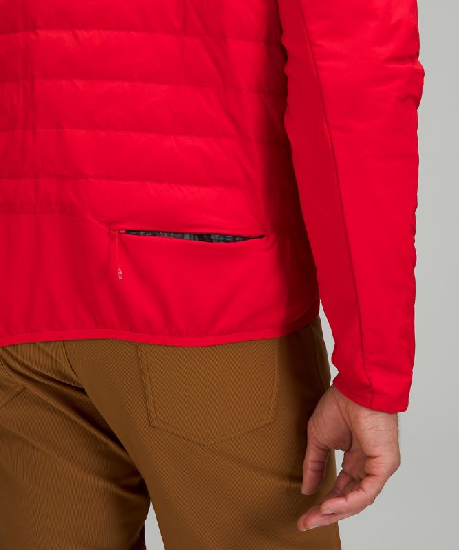 Sudadera con Capucha Lululemon Down for It All Hombre Rojos | 24790-FUBC