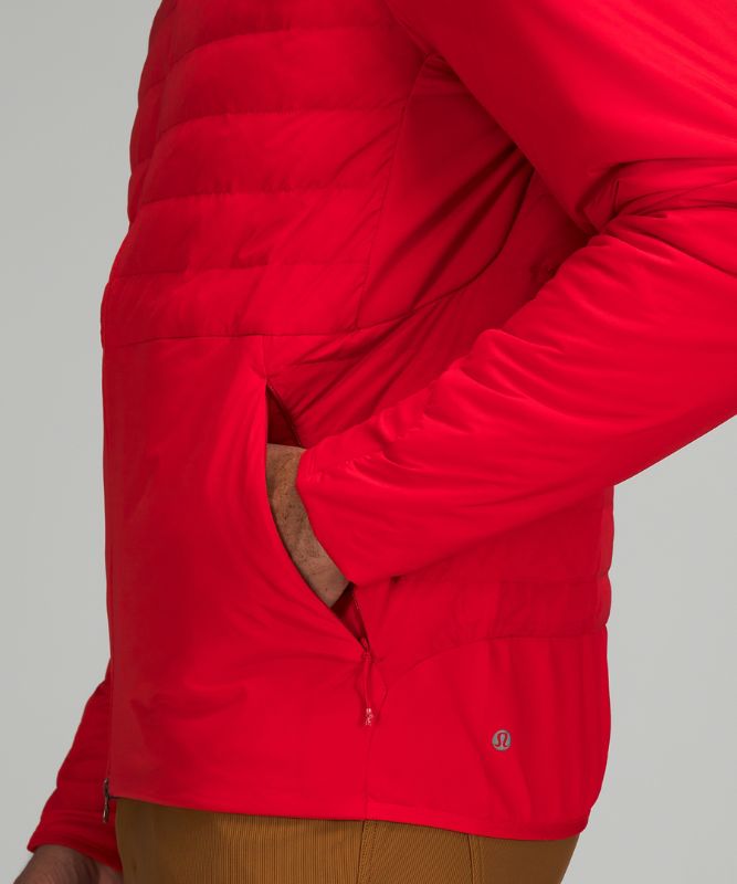 Sudadera con Capucha Lululemon Down for It All Hombre Rojos | 24790-FUBC